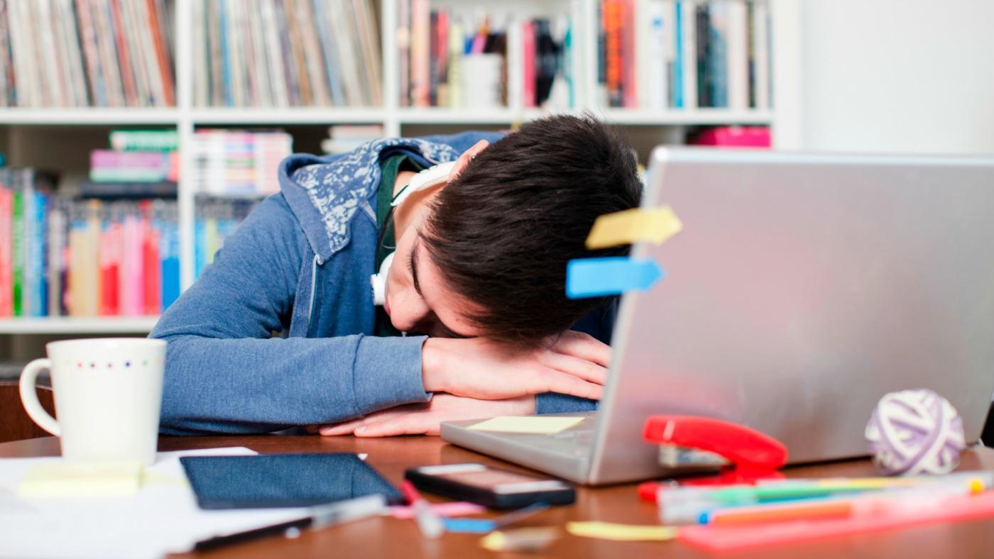 does homework make students sleep deprived