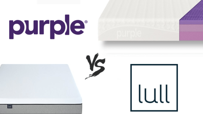 compare purple mattress to lull